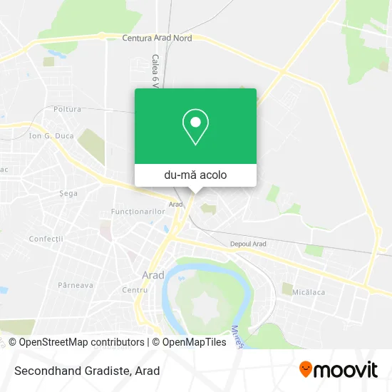 Hartă Secondhand Gradiste