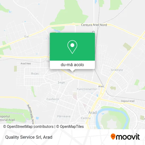 Hartă Quality Service Srl