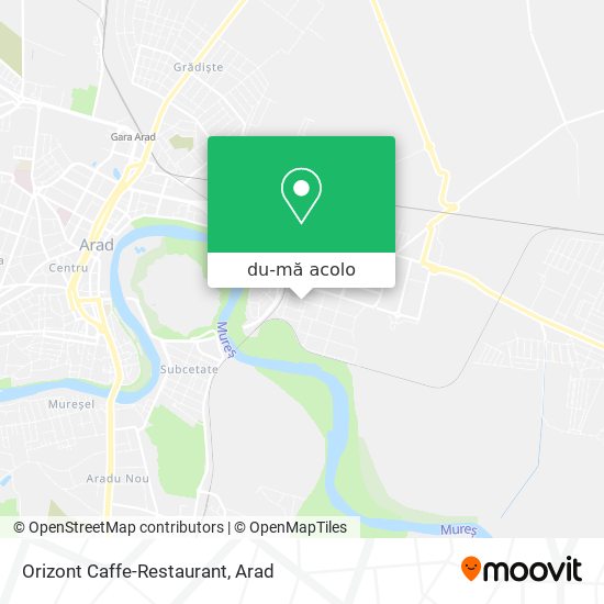 Hartă Orizont Caffe-Restaurant