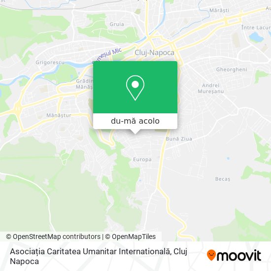 Hartă Asociația Caritatea Umanitar Internatională
