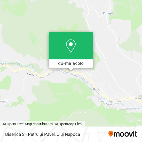 Hartă Biserica SF Petru Și Pavel