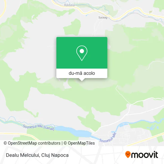Hartă Dealu Melcului
