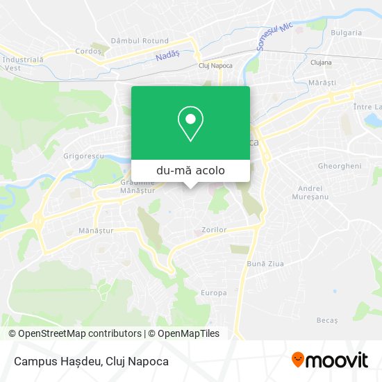 Hartă Campus Hașdeu