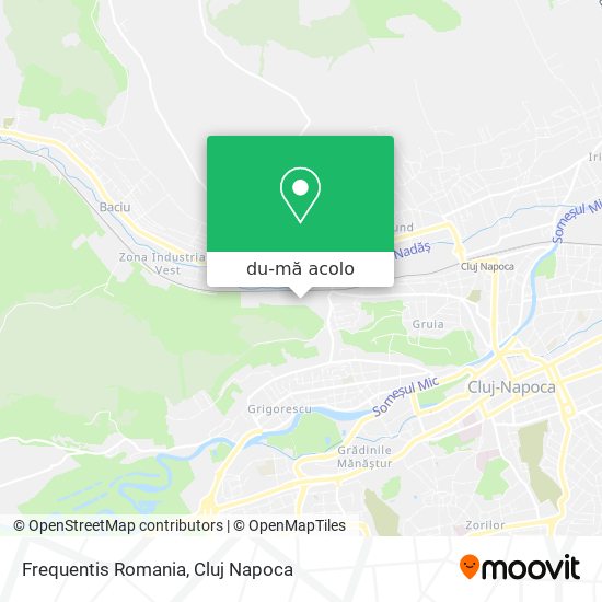 Hartă Frequentis Romania
