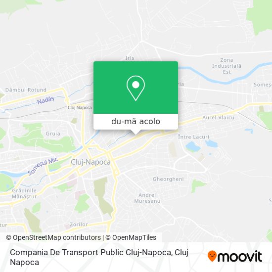 Hartă Compania De Transport Public Cluj-Napoca