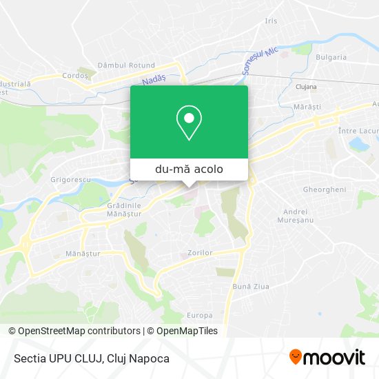 Hartă Sectia UPU CLUJ