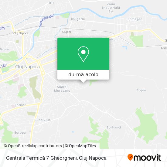 Hartă Centrala Termică 7 Gheorgheni