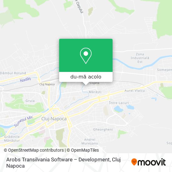 Hartă Arobs Transilvania Software – Development