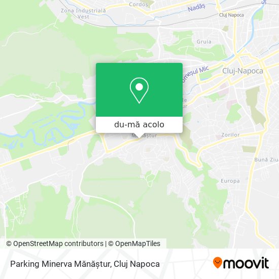 Hartă Parking Minerva Mănăștur