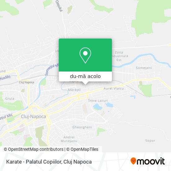 Hartă Karate - Palatul Copiilor
