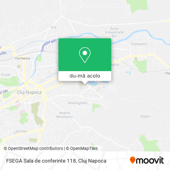 Hartă FSEGA Sala de conferinte 118