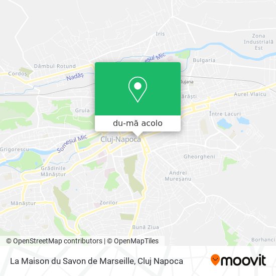 Hartă La Maison du Savon de Marseille