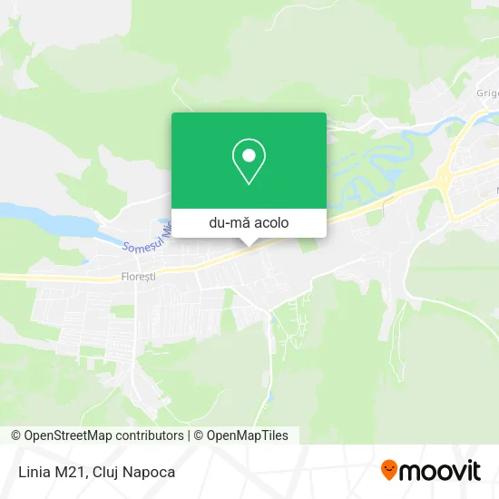 Hartă Linia M21