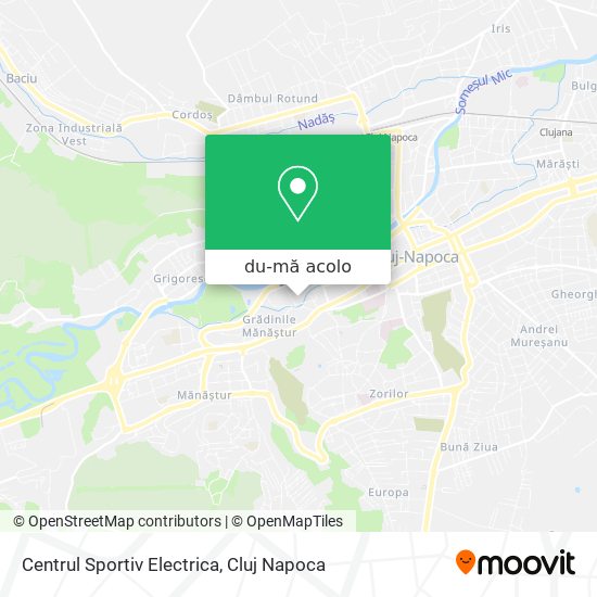 Hartă Centrul Sportiv Electrica
