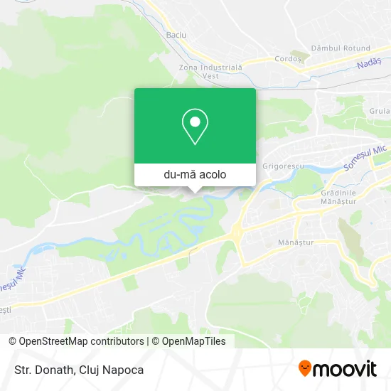 Hartă Str. Donath