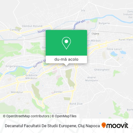 Hartă Decanatul Facultatii De Studii Europene