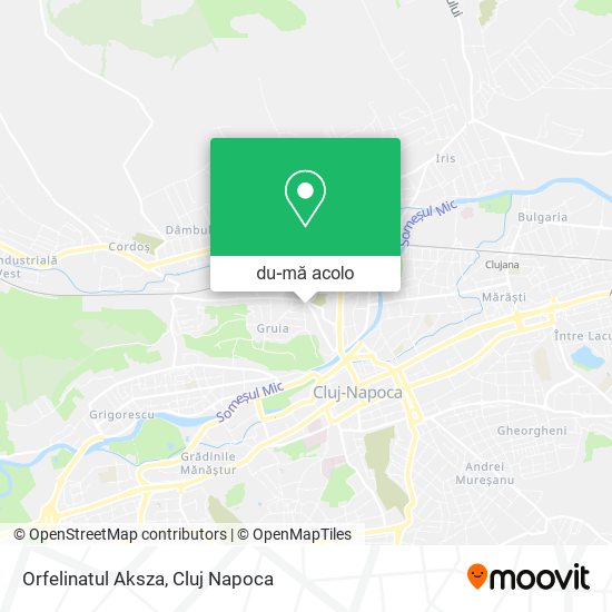 Hartă Orfelinatul Aksza