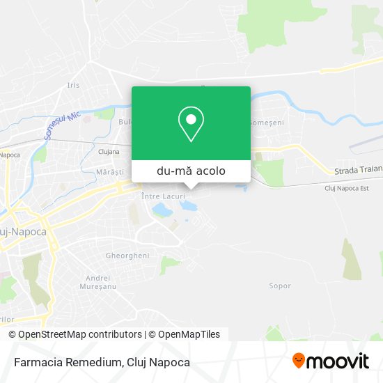 Hartă Farmacia Remedium