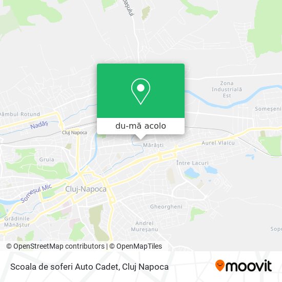 Hartă Scoala de soferi Auto Cadet