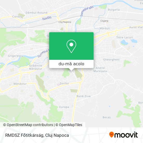 Hartă RMDSZ Főtitkárság