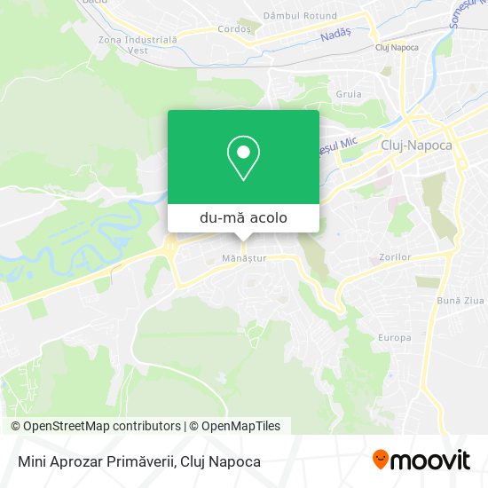 Hartă Mini Aprozar Primăverii