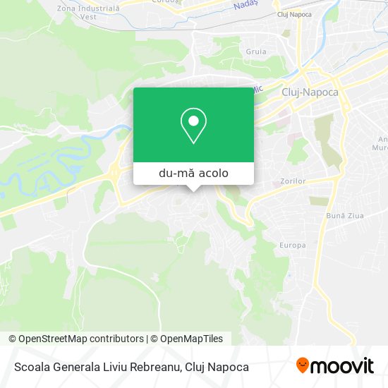 Hartă Scoala Generala Liviu Rebreanu