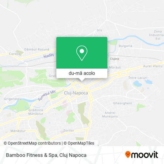Hartă Bamboo Fitness & Spa