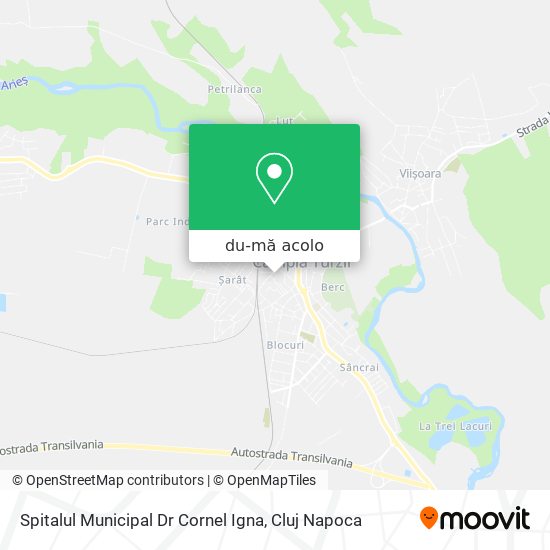 Hartă Spitalul Municipal Dr Cornel Igna