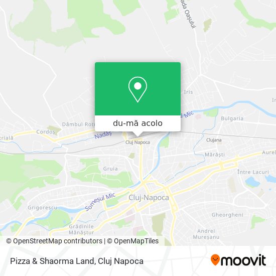 Hartă Pizza & Shaorma Land