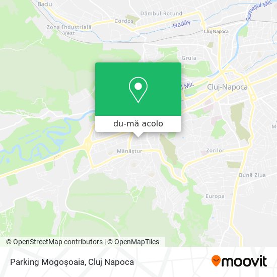 Hartă Parking Mogoșoaia