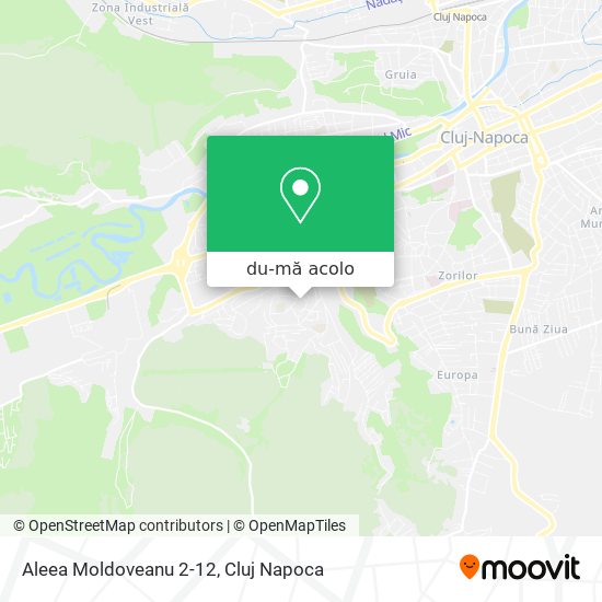 Hartă Aleea Moldoveanu 2-12