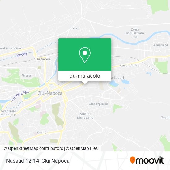 Hartă Năsăud 12-14