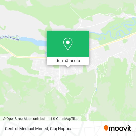 Hartă Centrul Medical Mimed