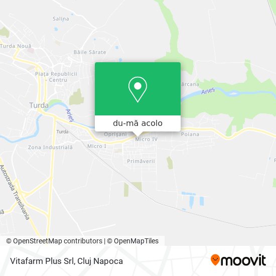 Hartă Vitafarm Plus Srl