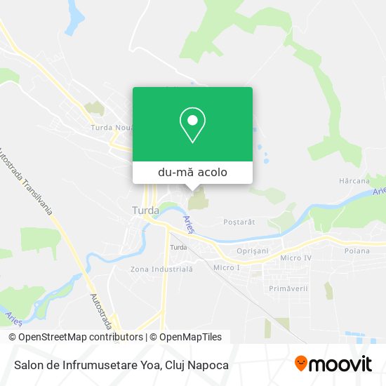 Hartă Salon de Infrumusetare Yoa