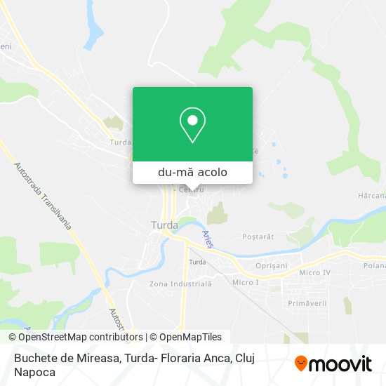 Hartă Buchete de Mireasa, Turda- Floraria Anca