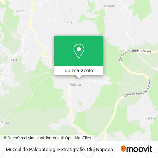 Hartă Muzeul de Paleontologie-Stratigrafie