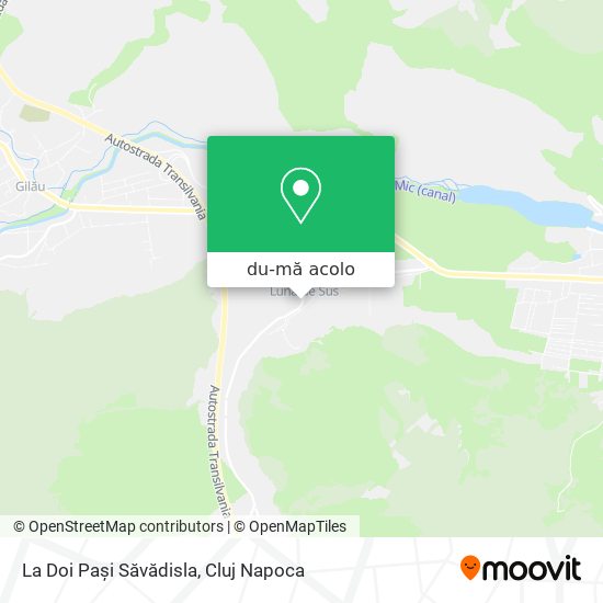Hartă La Doi Paşi Săvădisla