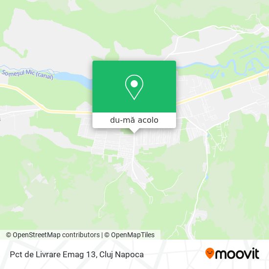 Hartă Pct de Livrare Emag 13