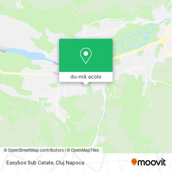 Hartă Easybox Sub Cetate