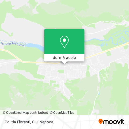Hartă Poliția Florești