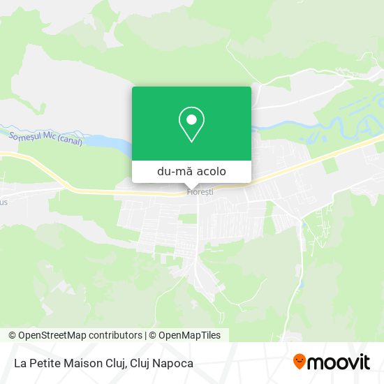 Hartă La Petite Maison Cluj