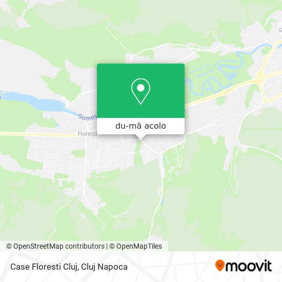 Hartă Case Floresti Cluj