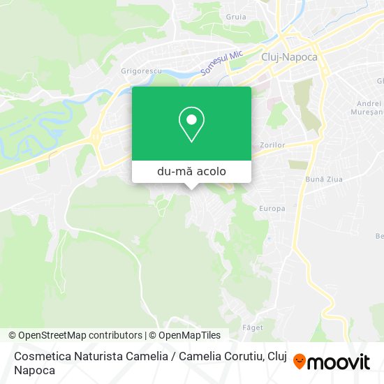 Hartă Cosmetica Naturista Camelia / Camelia Corutiu