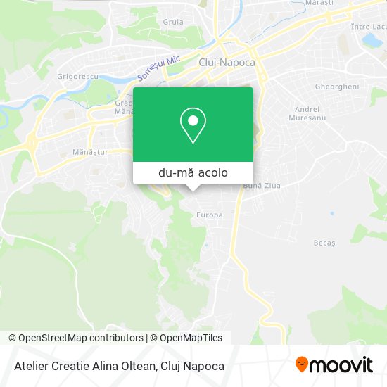 Hartă Atelier Creatie Alina Oltean