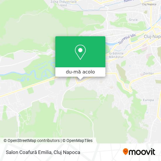 Hartă Salon Coafură Emilia