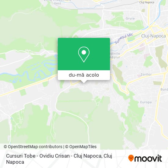 Hartă Cursuri Tobe - Ovidiu Crisan - Cluj Napoca