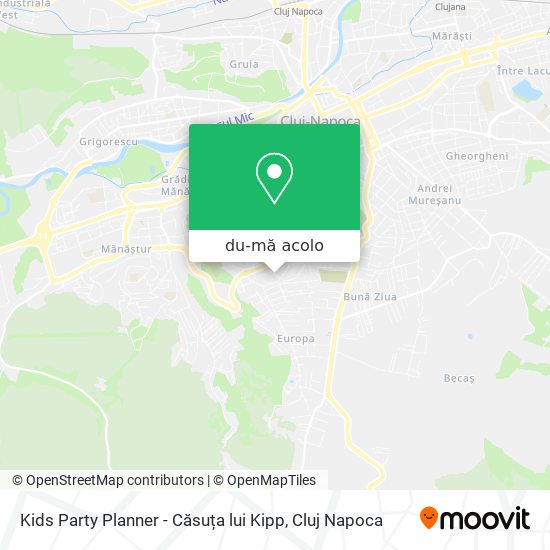 Hartă Kids Party Planner - Căsuța lui Kipp