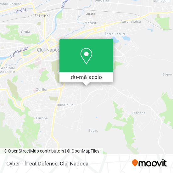 Hartă Cyber Threat Defense