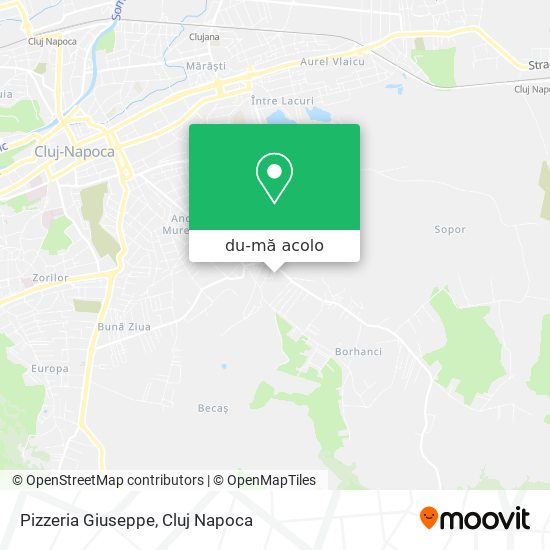 Hartă Pizzeria Giuseppe